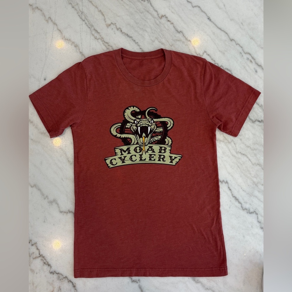 3/$15 Moab Cyclery Kids Red Short Sleeve Tee